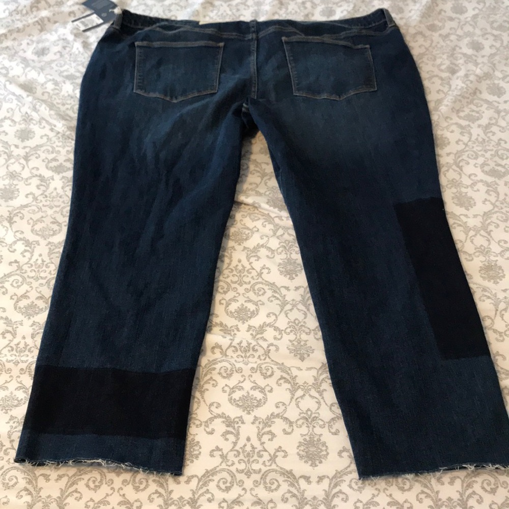 NWT Dyed ”Patchwork” Skinny Jeans - Picture 4 of 7